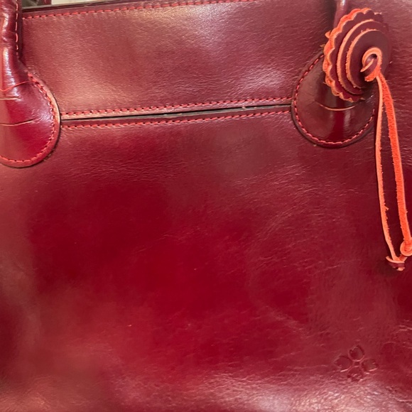 Patricia Nash burgundy leather bag - Picture 9 of 9